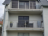 Geländer aus Edelstahl