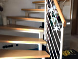 Treppe mit Geländer
